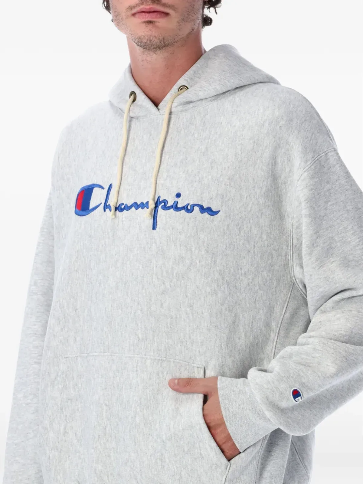 Champion エンブロイダーロゴ フーディ - 画像3