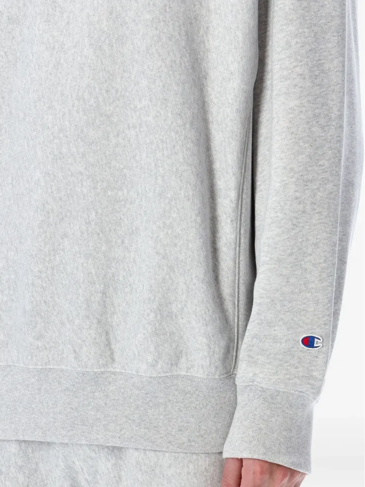 Champion ロゴパッチ付きクルーネック スウェットシャツ - グレー - 画像3