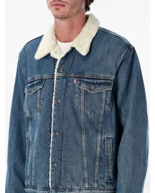 Levi's タイプIII シェルパー トラッカー ジャケット - ブルー - サムネイル3