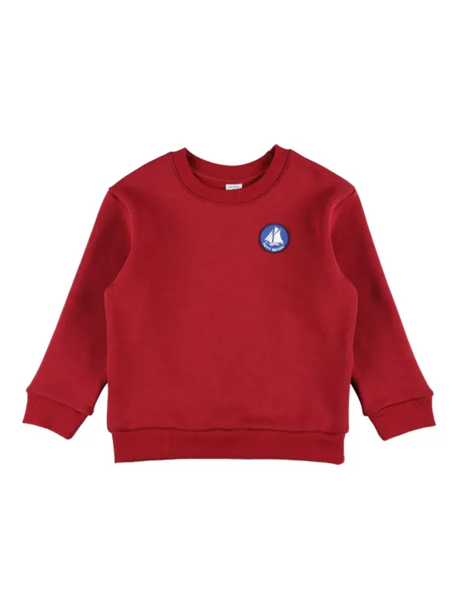 Petit Bateau Petit Bateau ロゴパッチ長袖スウェットシャツの商品画像