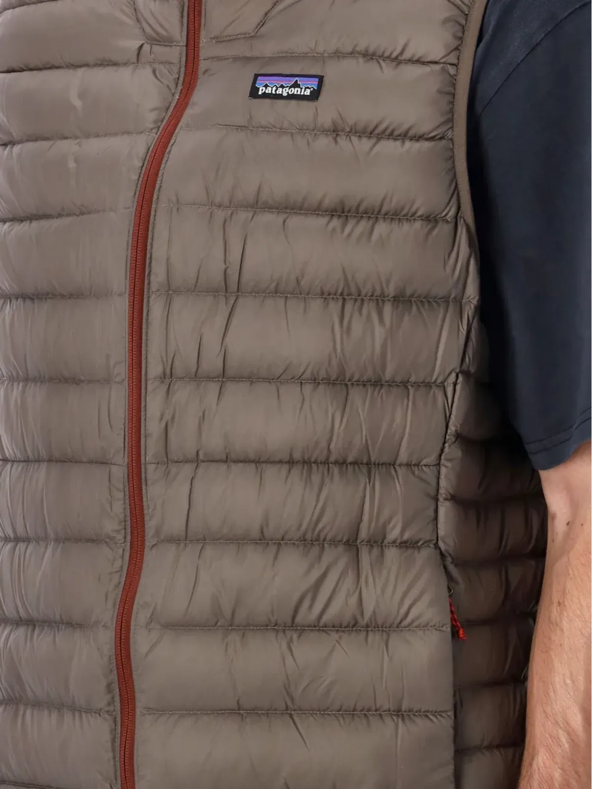Patagonia ダウンセーター キルテッド ジップ ジレ - 画像3