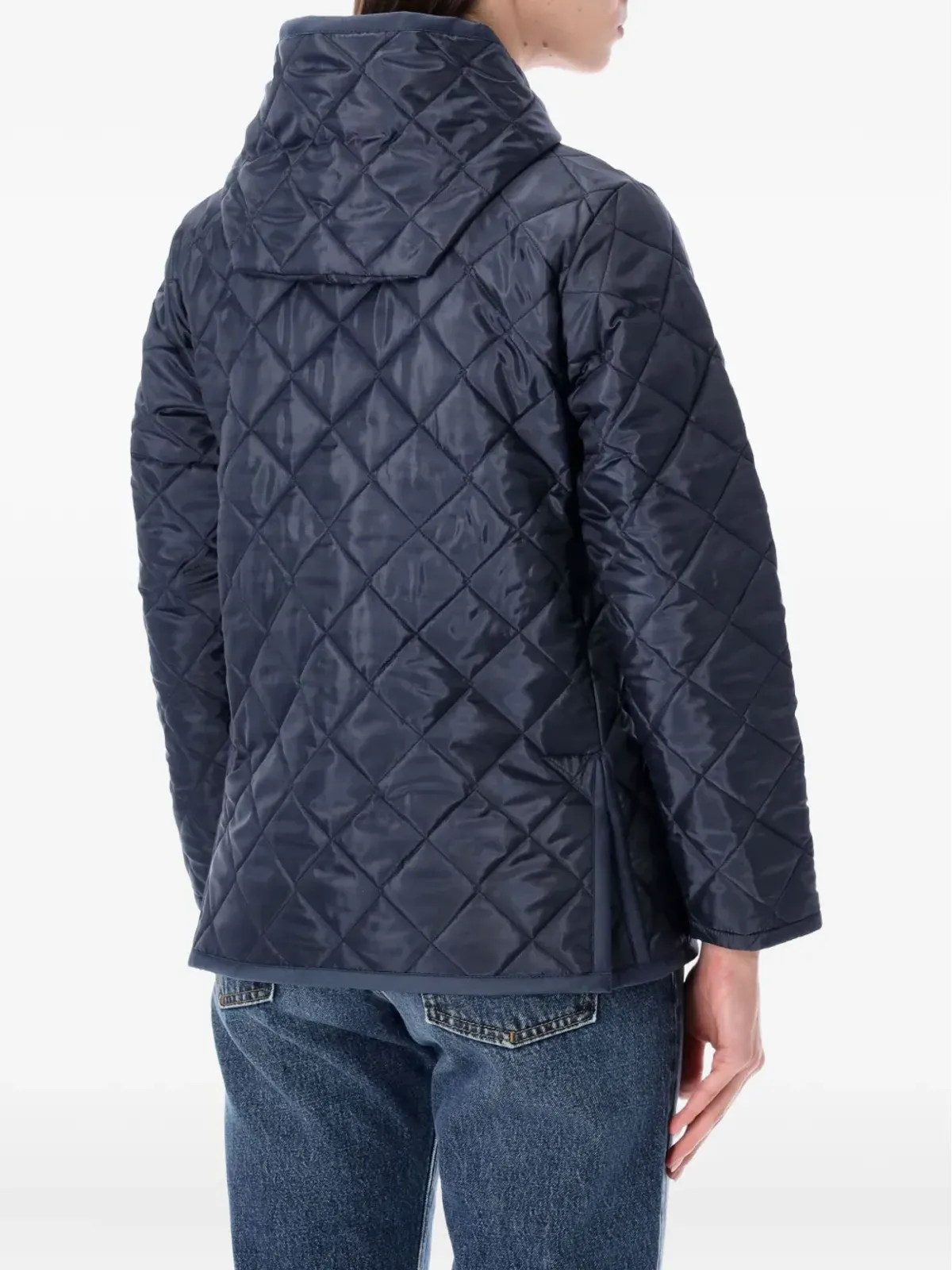Comme Des Garçons Girl quilted hooded jacket - Blue - 画像2