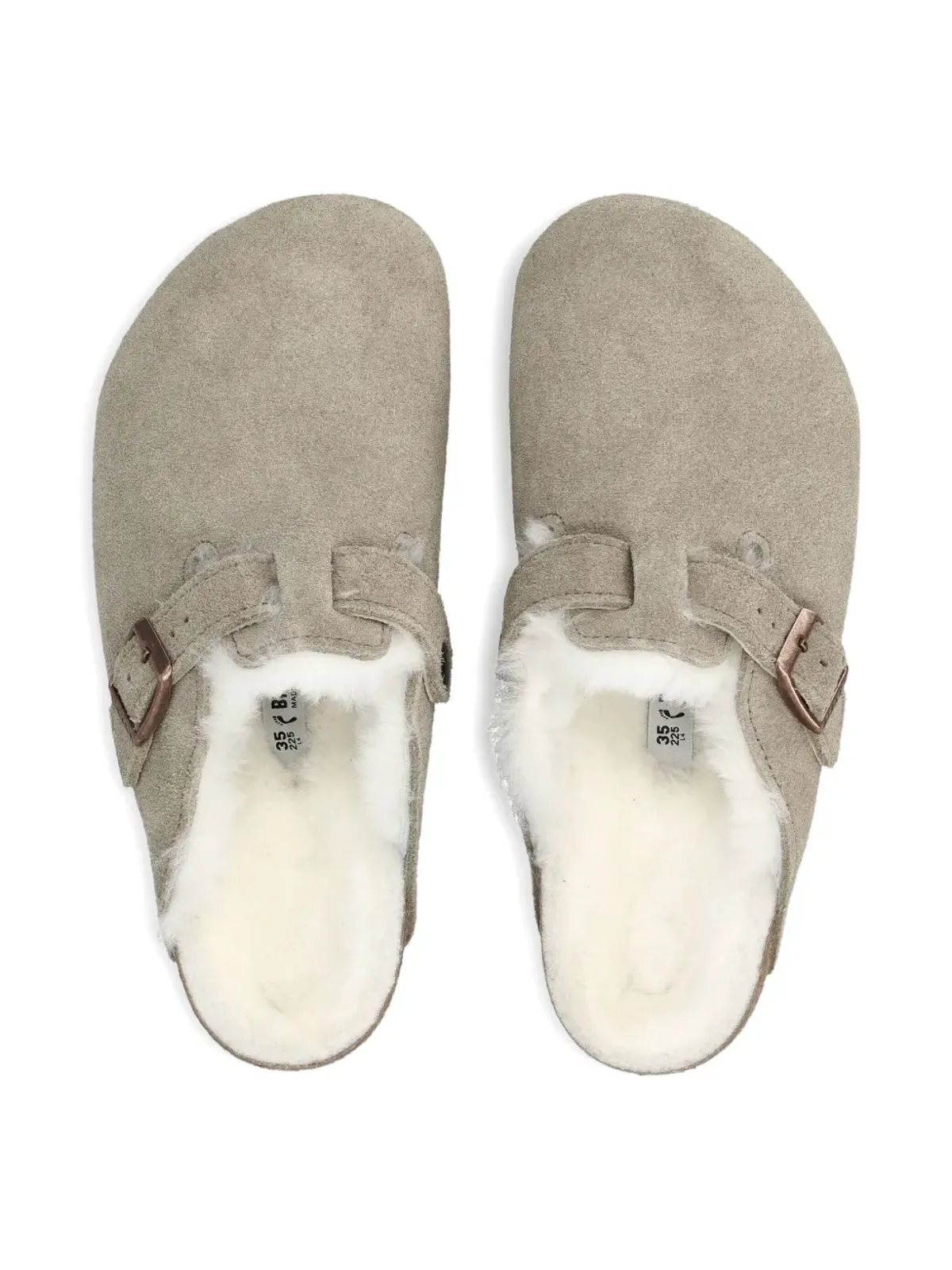 Birkenstock Kids ボストン シアーリング クロッグ - 画像4