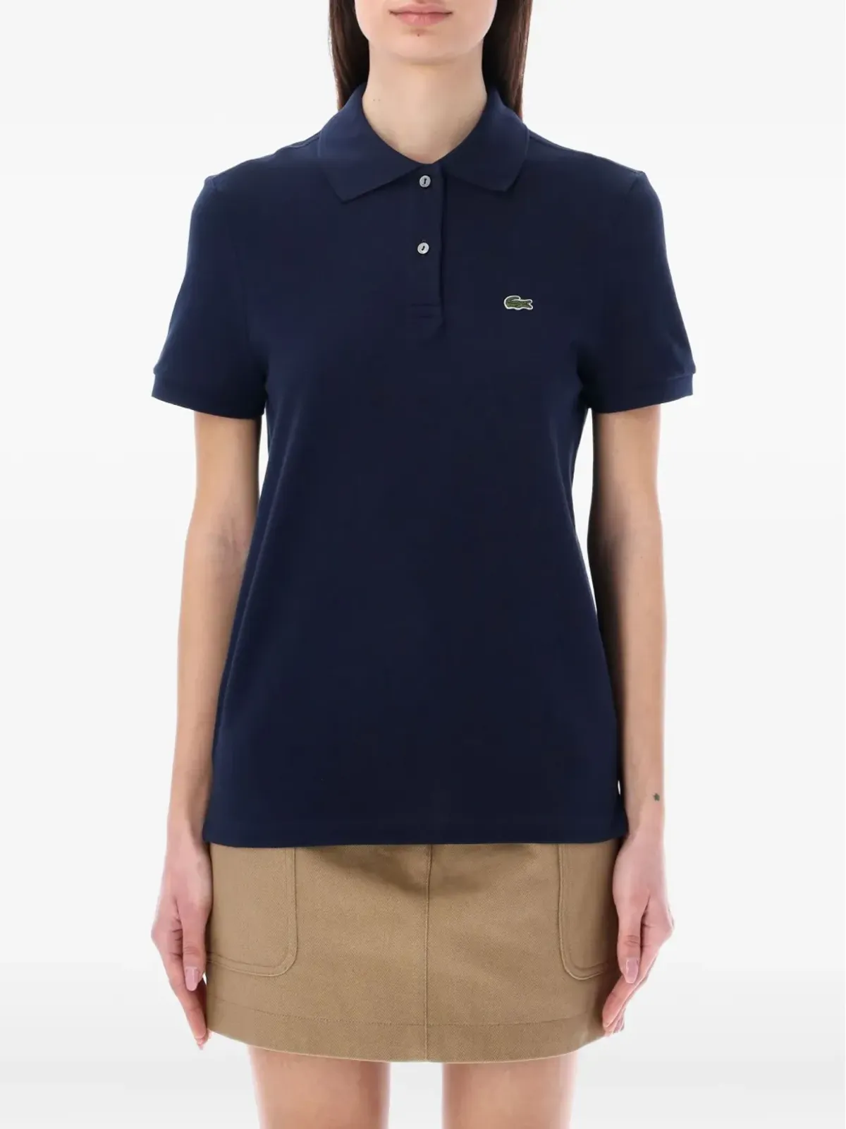 Lacoste ピケポロトップ - 画像1