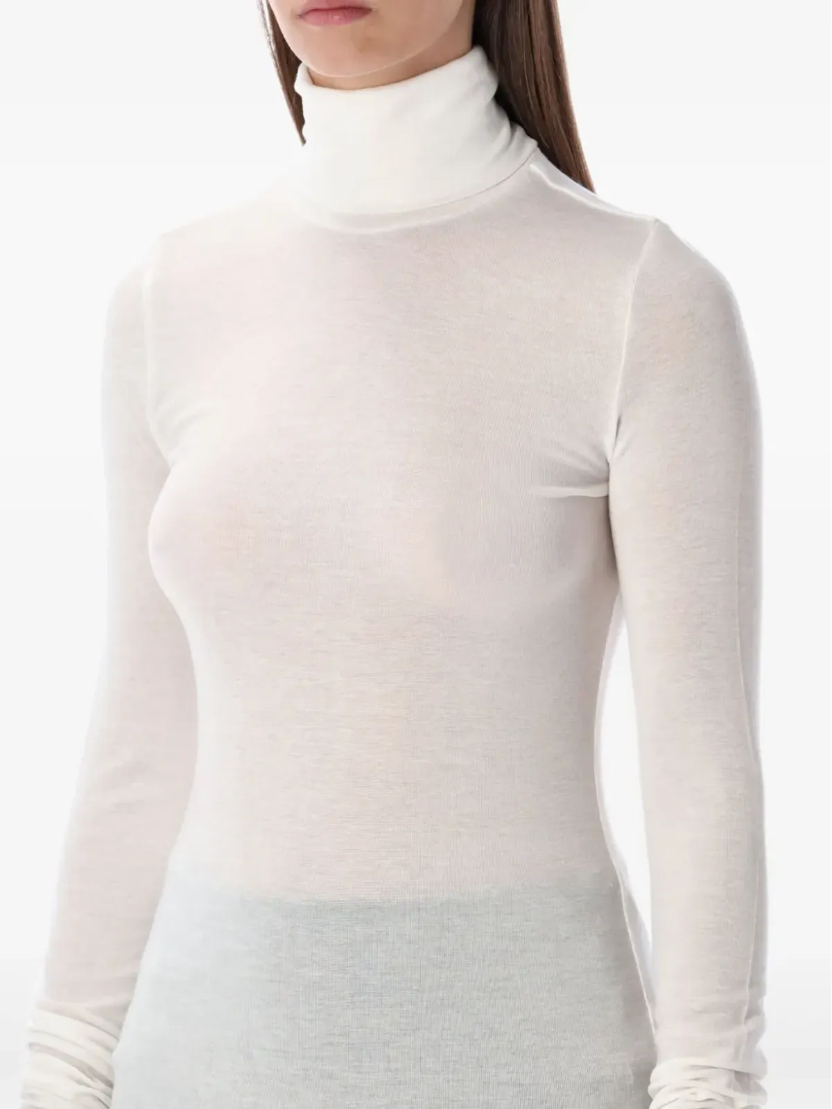 The Garment ロールネック ギャザー トップ - 画像3