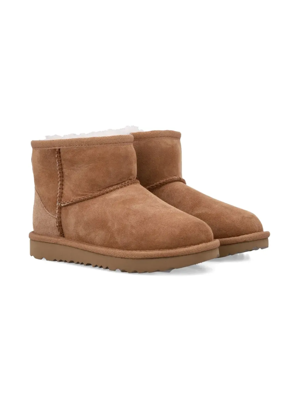 UGG Kids プルタブ付きステッチトリムブーツ - 画像1