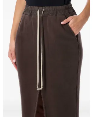 Rick Owens DRKSHDW Phleg Pillar ドローコード・スリット スカート - サムネイル3