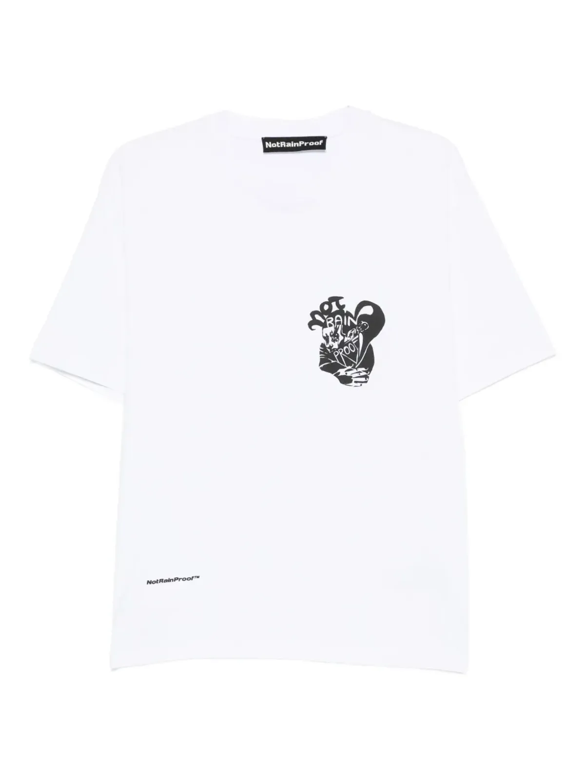 NotRainProof グラフィックプリントTシャツ - 画像1