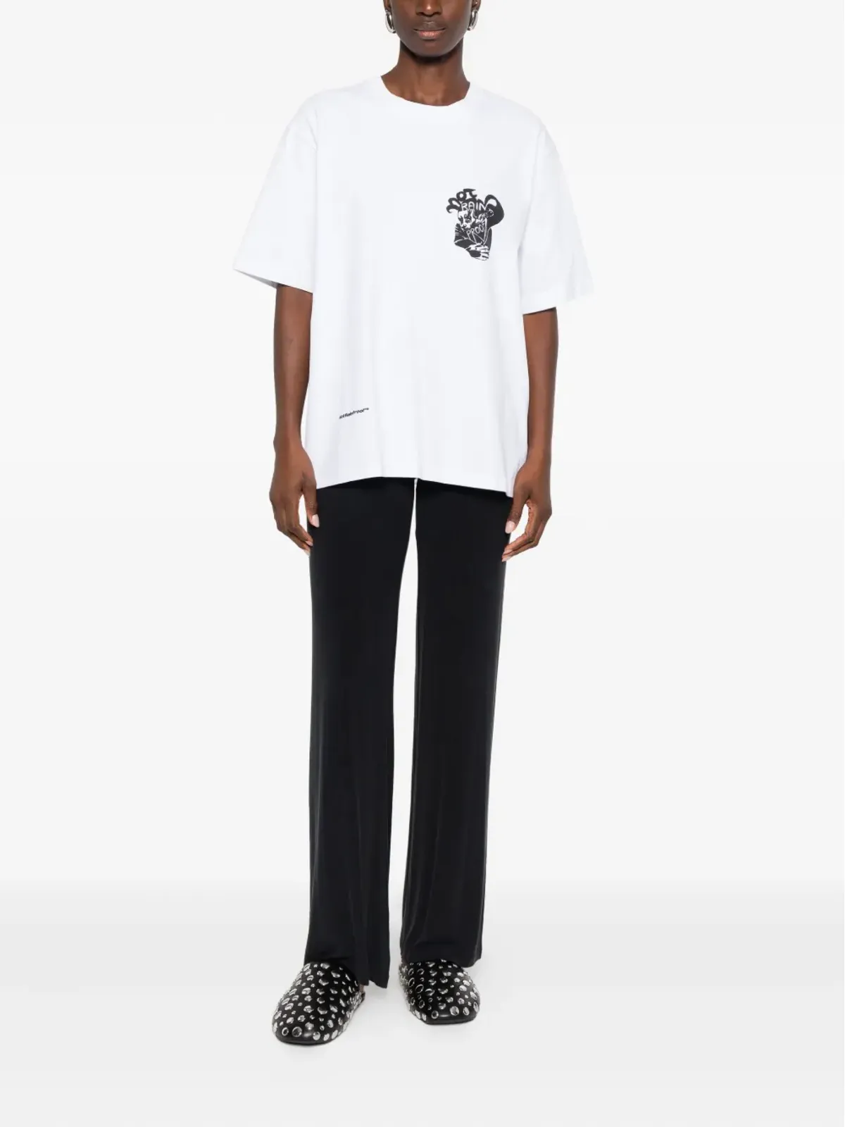 NotRainProof グラフィックプリントTシャツ - 画像3