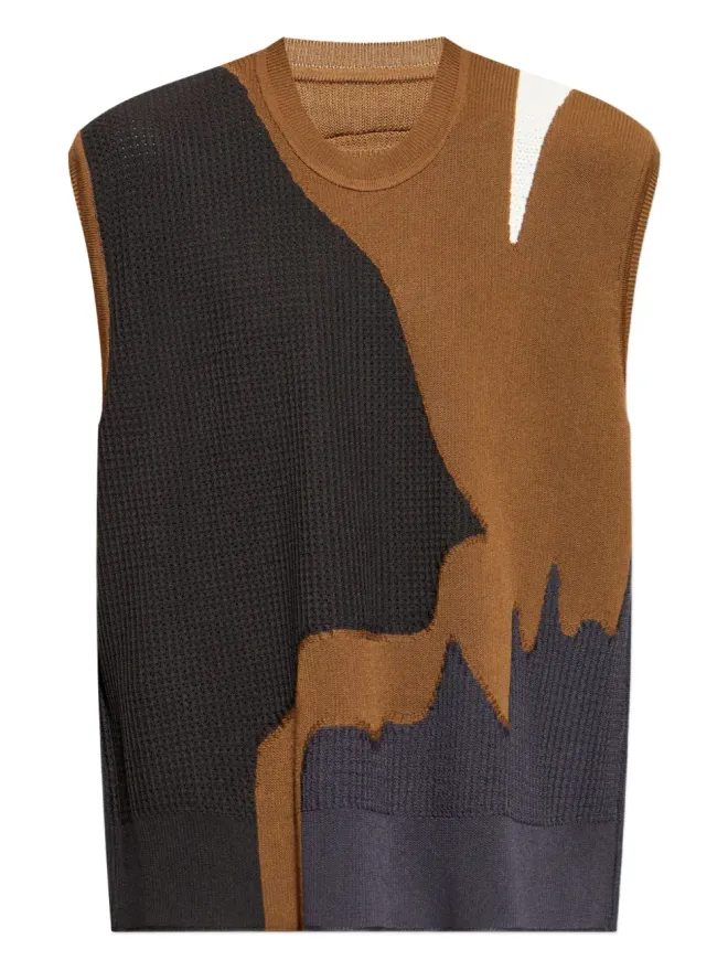 Homme Plissé Issey Miyake Homme Plissé Issey Miyake ラウンドネックベストの商品画像