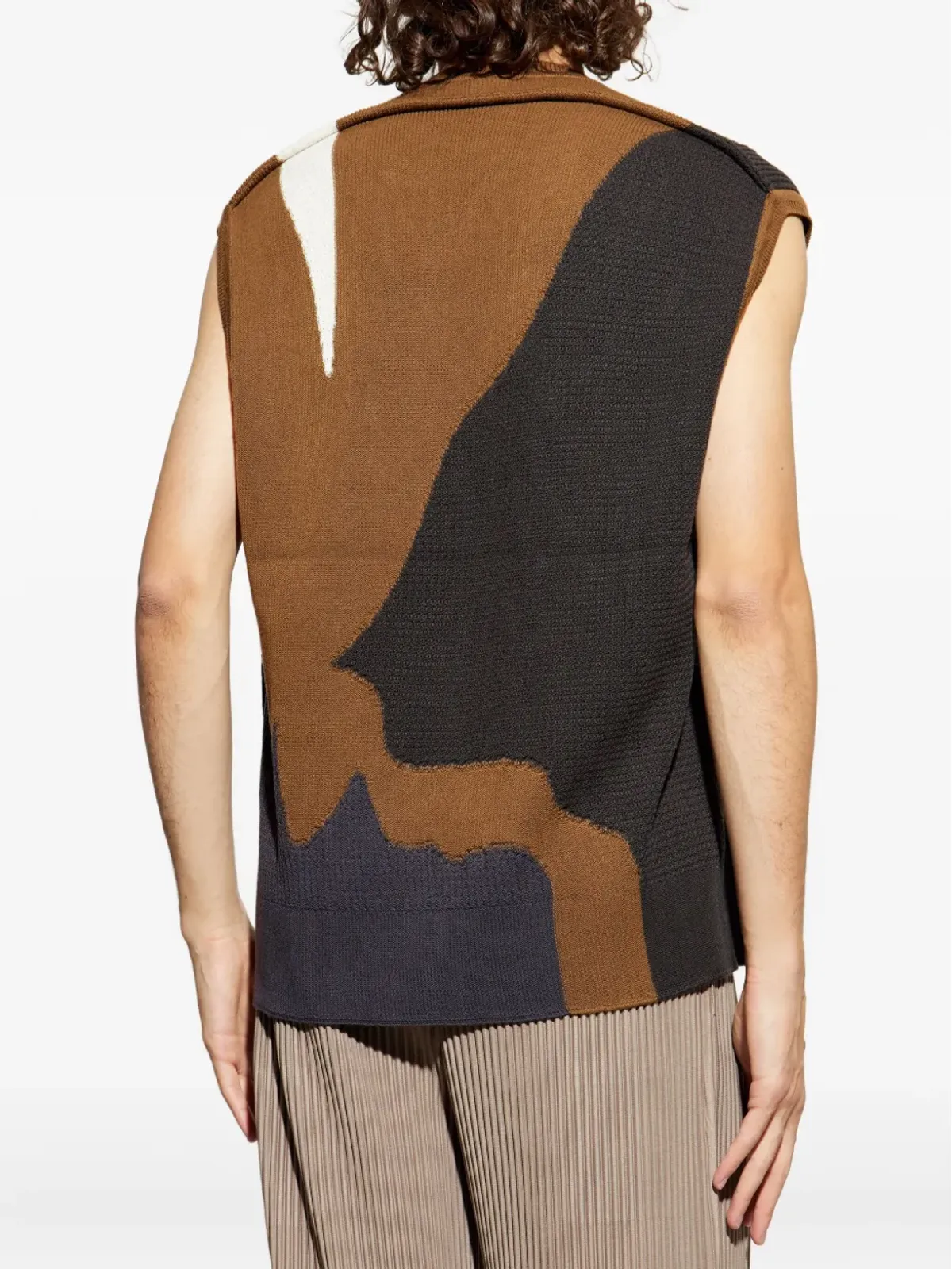Homme Plissé Issey Miyake ラウンドネックベスト - 画像4