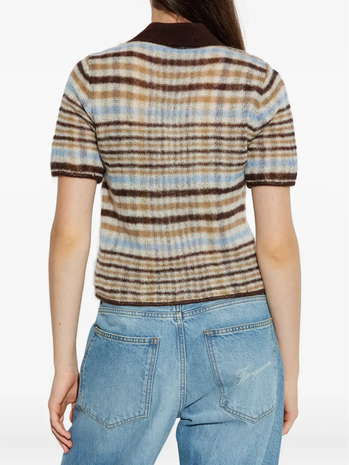 rag & bone ストライプジップニットウェア - 画像4