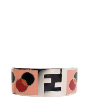 Fendi Pre-Owned エナメル Fendista ヒンジブレスレット ピンク - サムネイル1