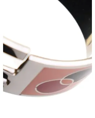 Fendi Pre-Owned エナメル Fendista ヒンジブレスレット ピンク - サムネイル3