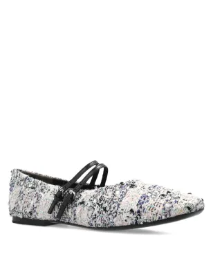 Tory Burch ストラップディテール バレエフラット - White - サムネイル1