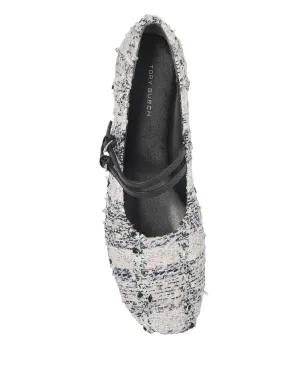 Tory Burch ストラップディテール バレエフラット - White - サムネイル2