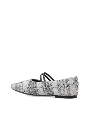 Tory Burch ストラップディテール バレエフラット - White - サムネイル3