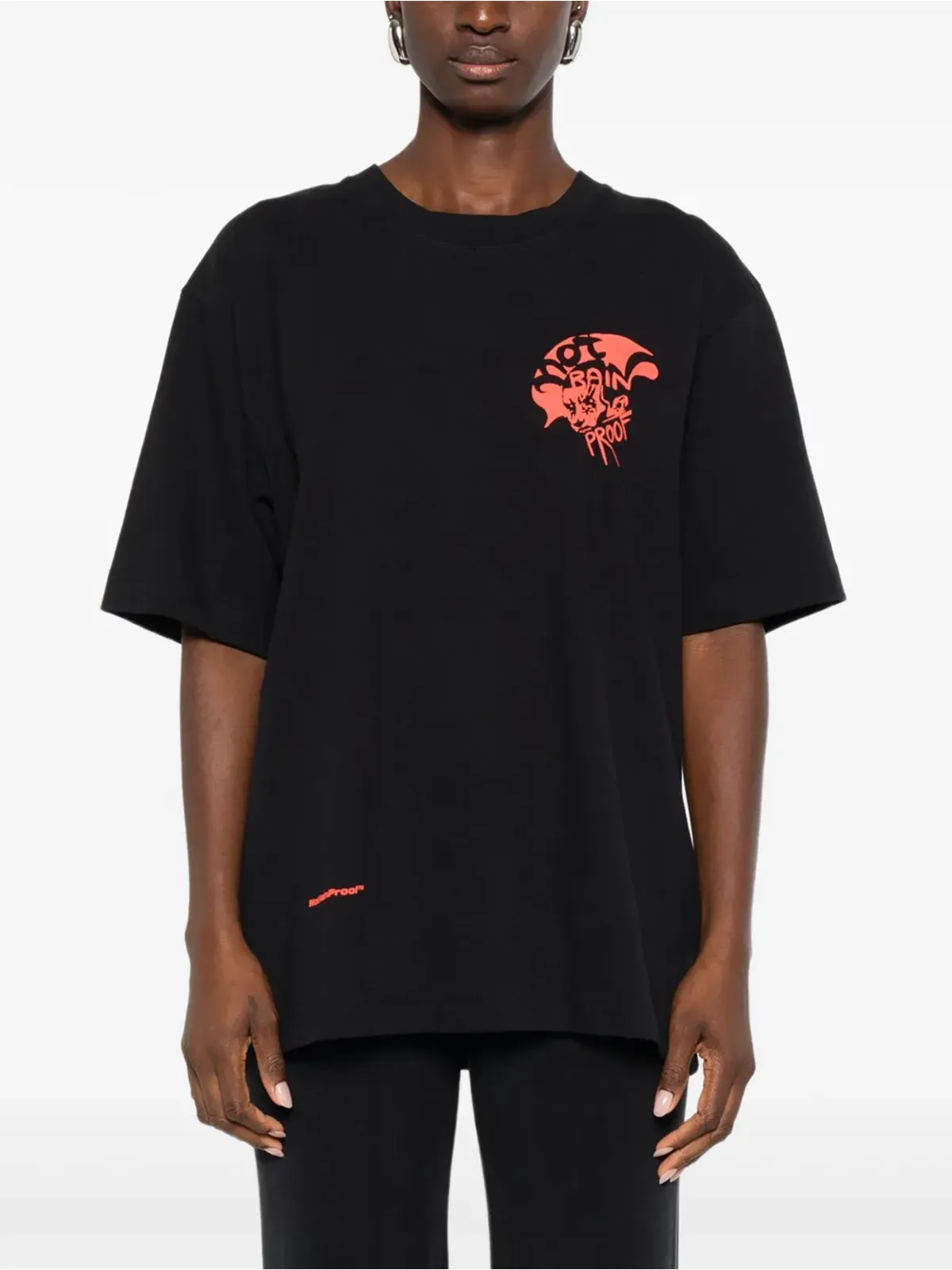 NotRainProof グラフィックプリント クルーネック Tシャツ - 画像3