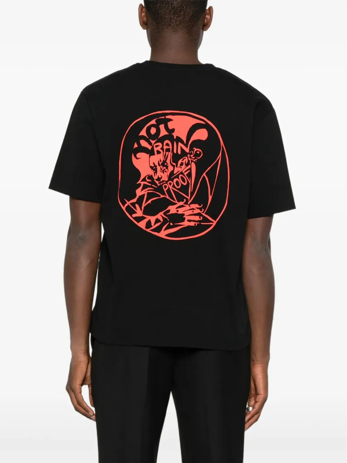 NotRainProof グラフィックプリント クルーネック Tシャツ - 画像4