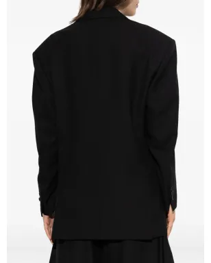 Issey Miyake Uni-Form ボタン留めブレザー - サムネイル4
