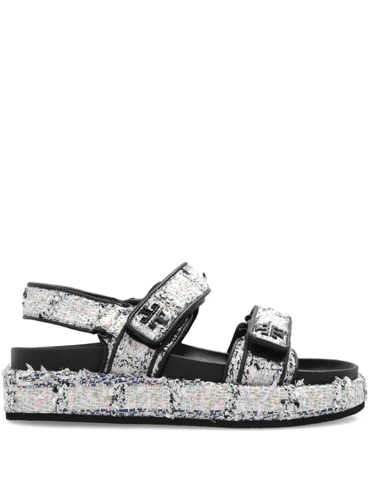 Tory Burch ロゴディテールストラップサンダル - 画像1