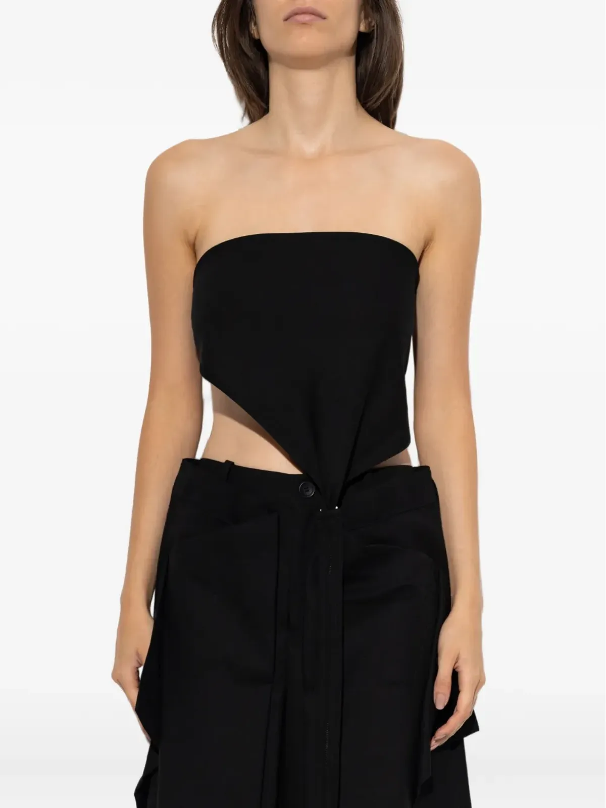 Issey Miyake タイバックストラップレストップ - 画像2