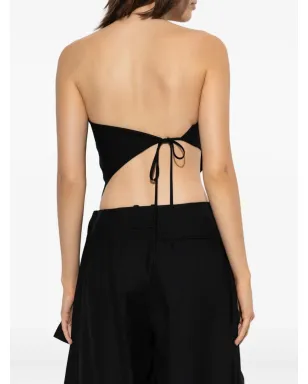 Issey Miyake タイバックストラップレストップ - サムネイル3