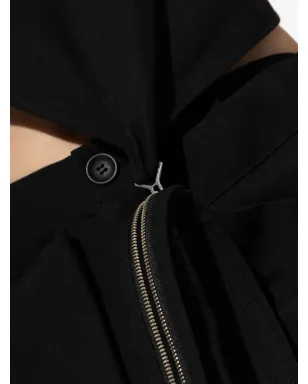 Issey Miyake タイバックストラップレストップ - サムネイル4