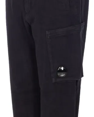 C.P. Company ゴム入りウエストのカーゴパンツ - Black - サムネイル4