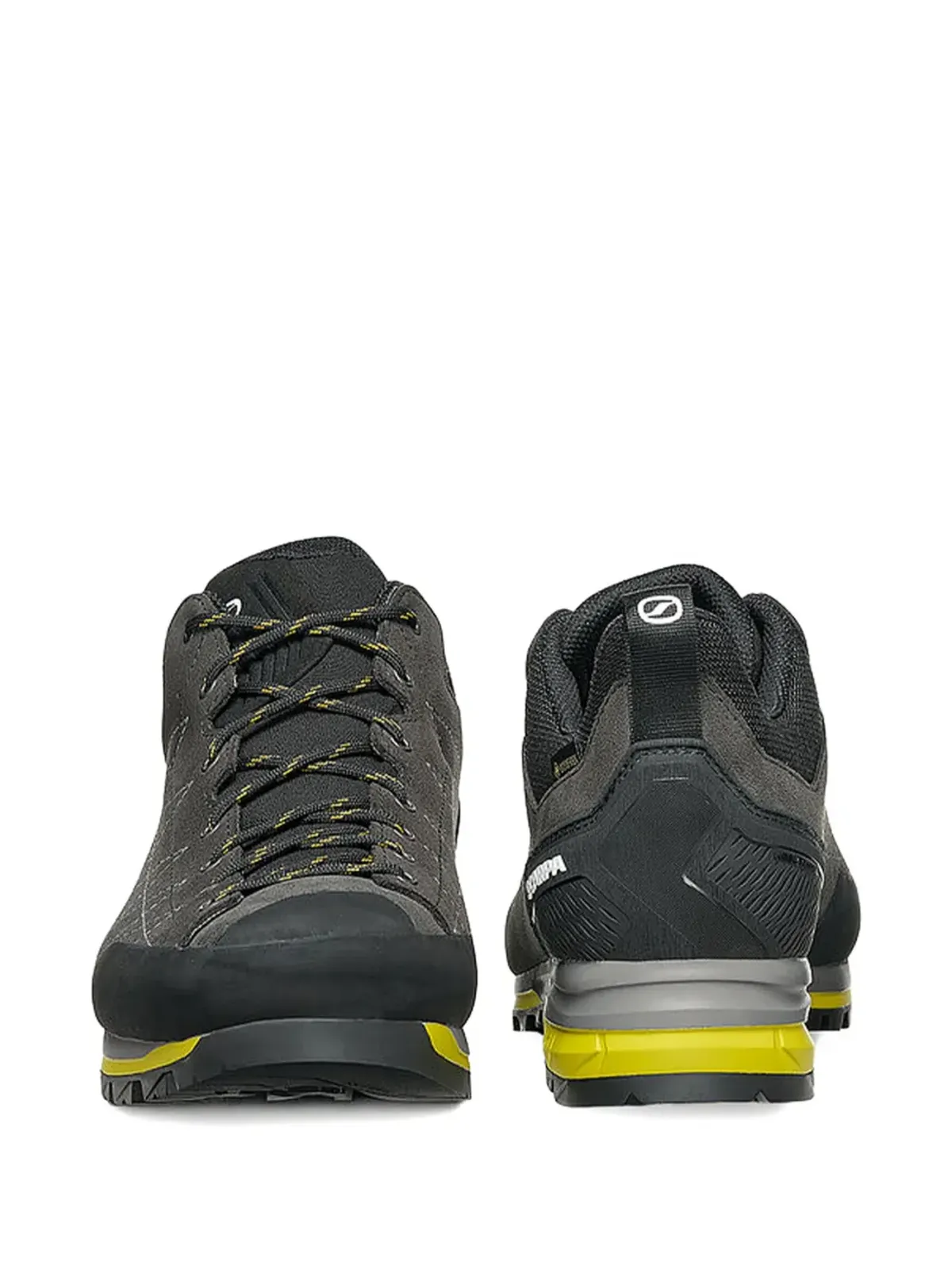 SCARPA Zodiac ジグザグステッチ レースアップスニーカー ブラック - 画像3