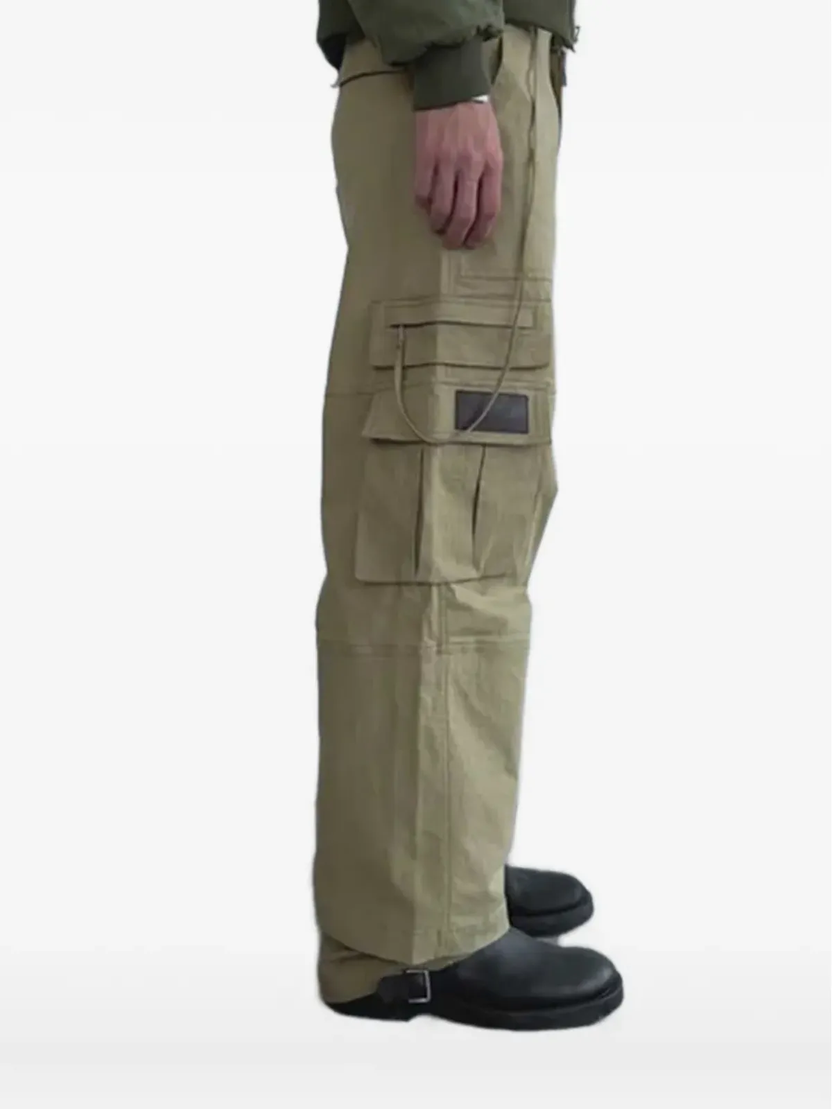 Carrer adjustable-waistband cargo pants - Neutrals - 画像3