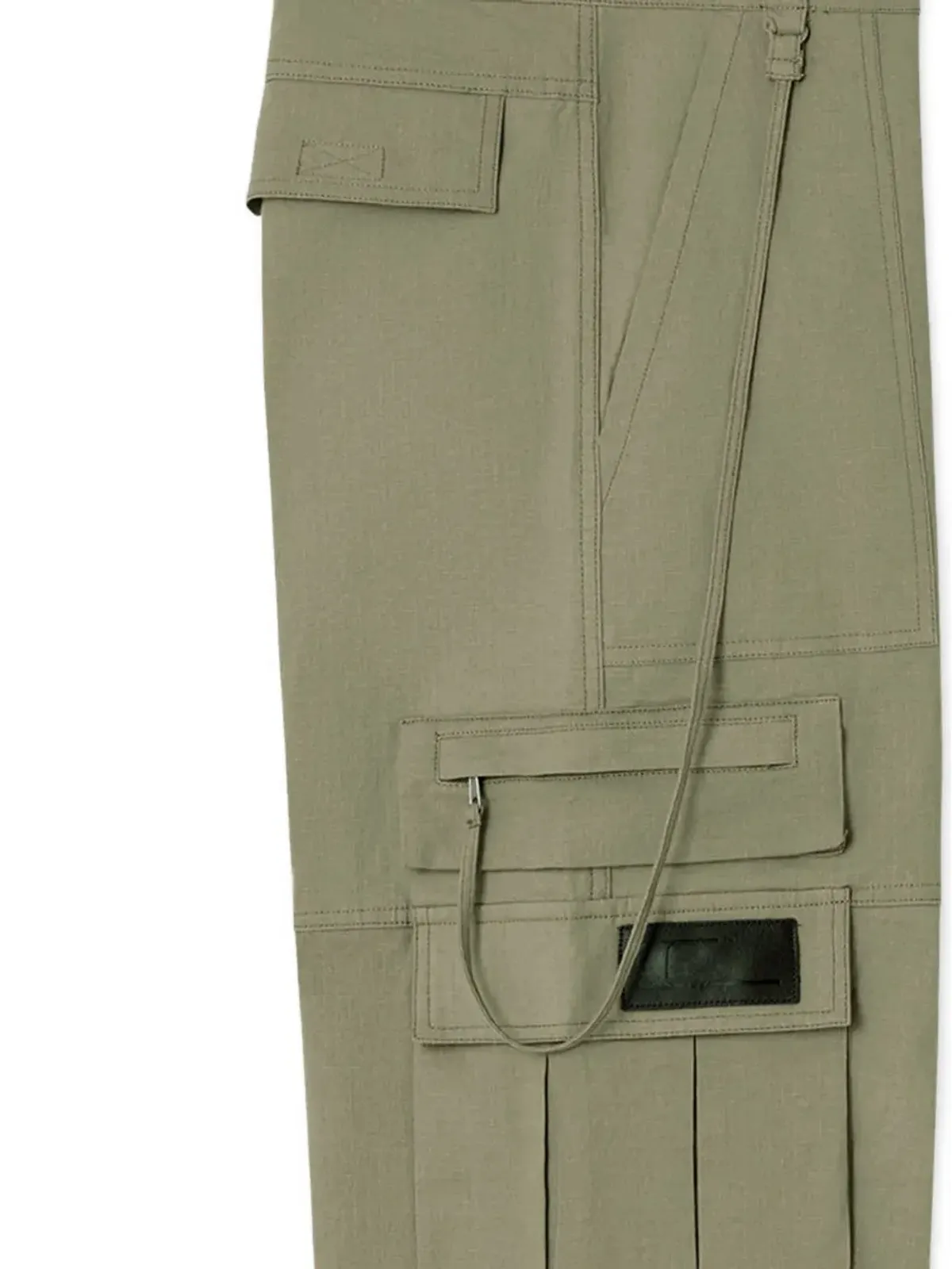 Carrer adjustable-waistband cargo pants - Neutrals - 画像4