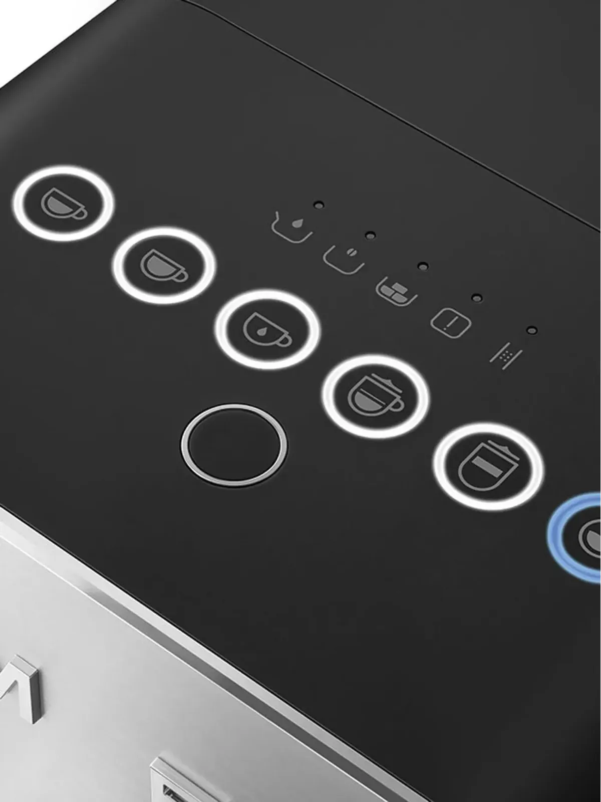 Smeg ロゴ文字入りコーヒーマシン - 画像2