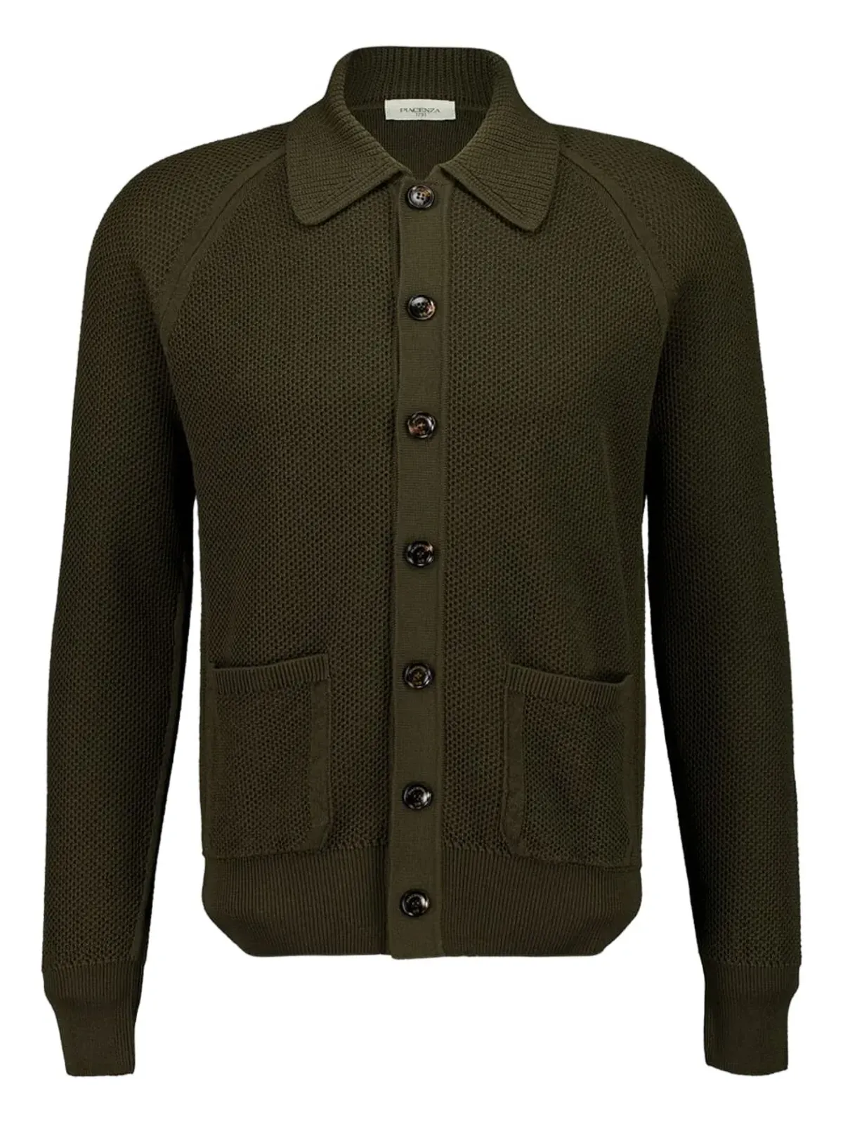 Piacenza Cashmere ボタン長袖カーディガン - 画像1