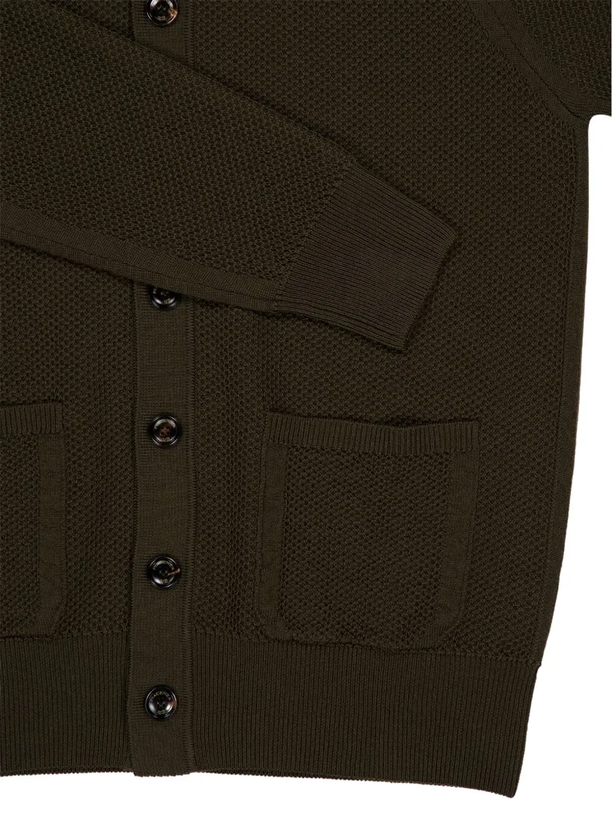 Piacenza Cashmere ボタン長袖カーディガン - 画像3