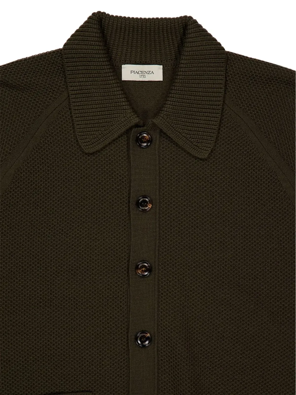 Piacenza Cashmere ボタン長袖カーディガン - 画像4