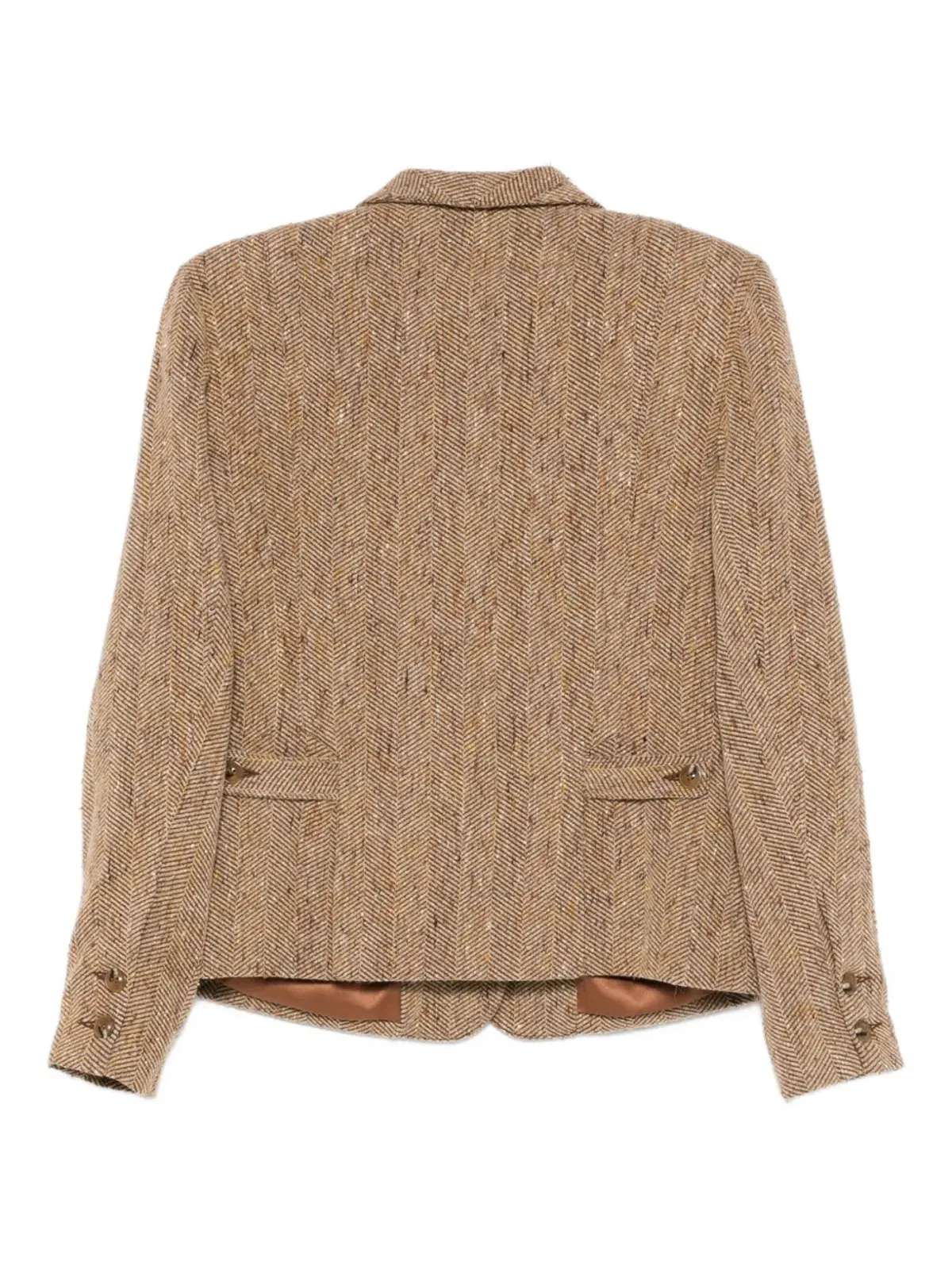 Anna Sui チェヴロンジャケット - Brown - 画像2