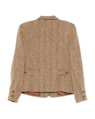 Anna Sui チェヴロンジャケット - Brown - サムネイル2
