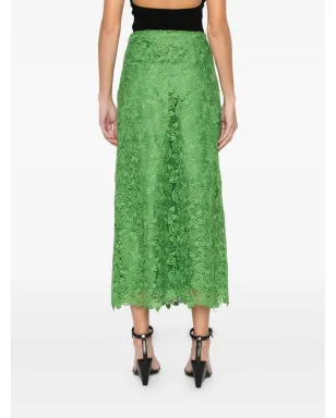 Anna Sui 花柄レーススカート - サムネイル4