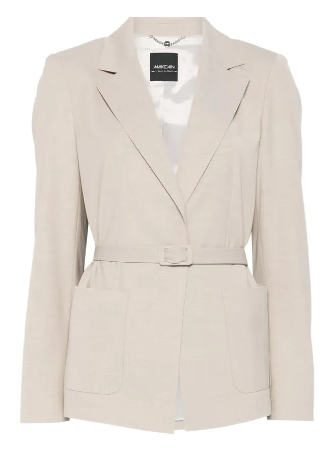 MARCCAIN MARCCAIN ベルト付きフィットジャケットの商品画像