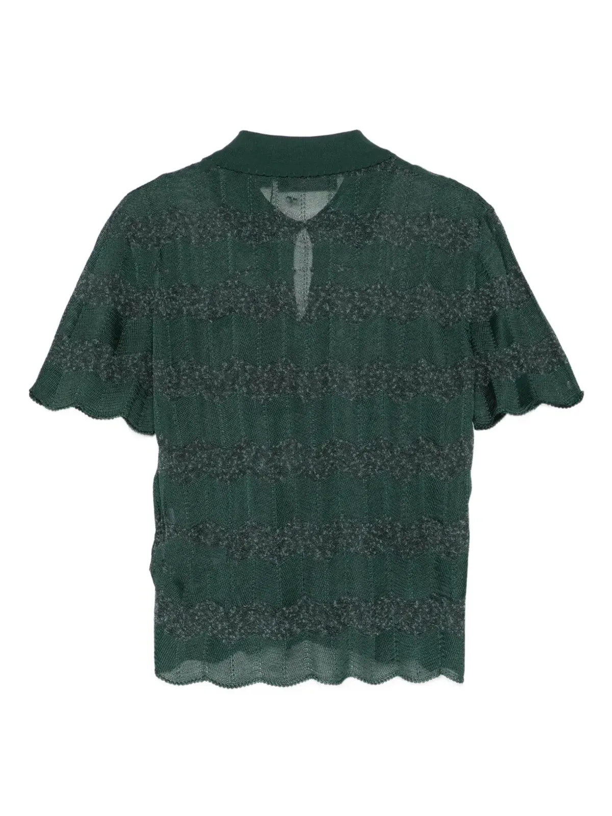 Lacoste スカラップヘム ポロトップ - 画像2