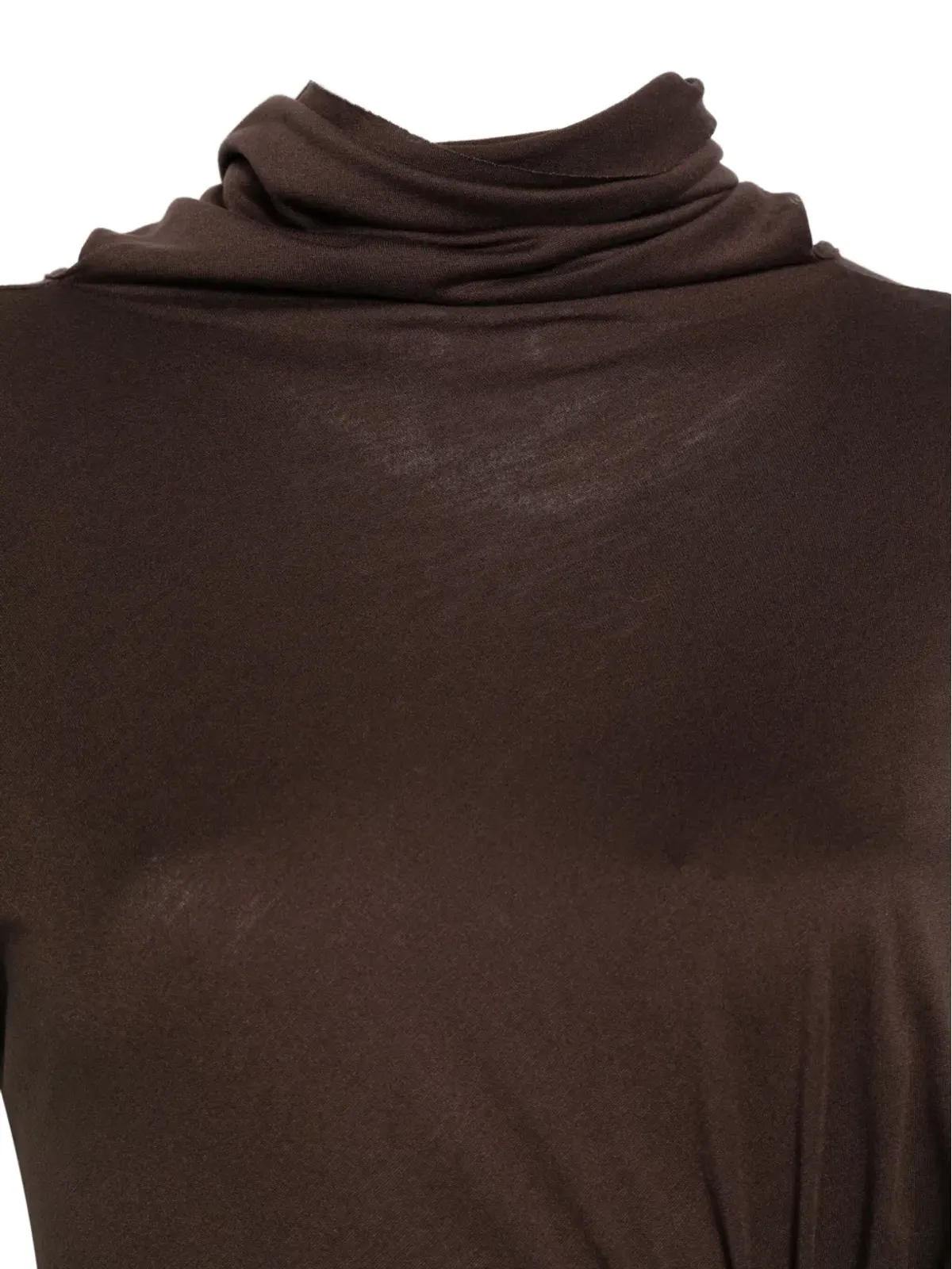 Rick Owens Lilies ドレープカウルネックマキシドレス - 画像3