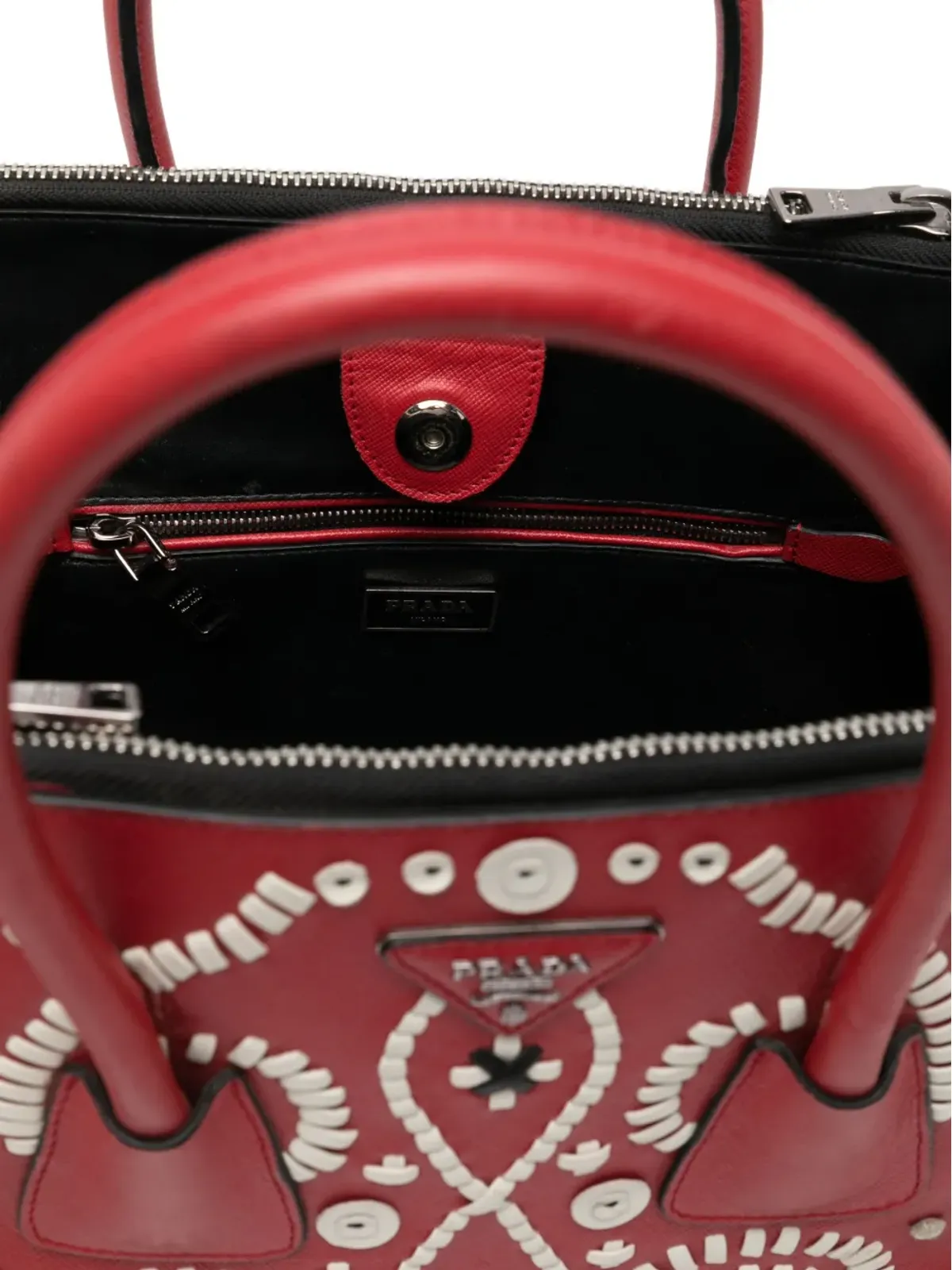 Prada Pre-Owned ツインポケット トートバッグ - 画像4