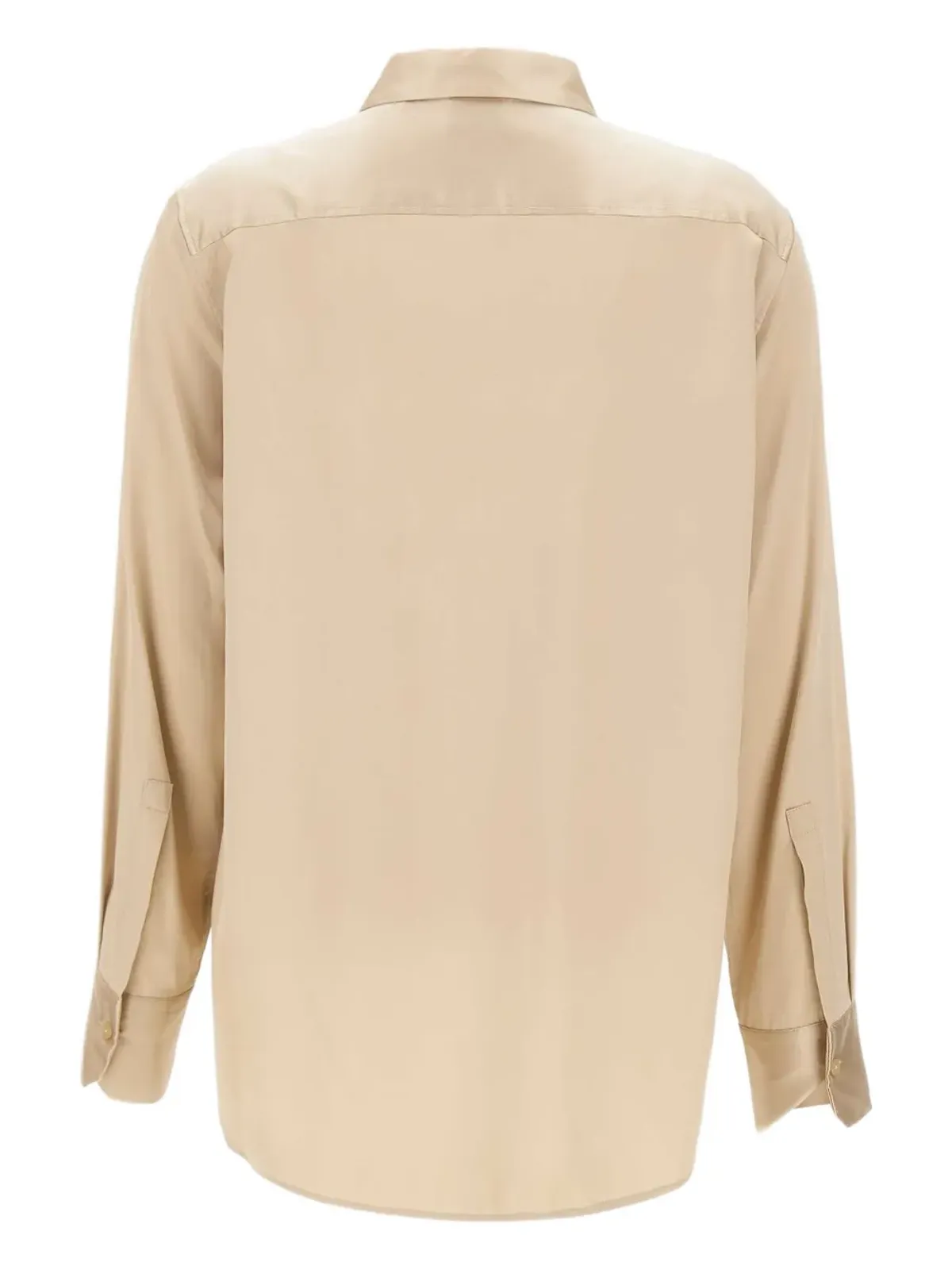 Filippa K ロングスリーブ シルクシャツ - ベージュ系 - 画像3