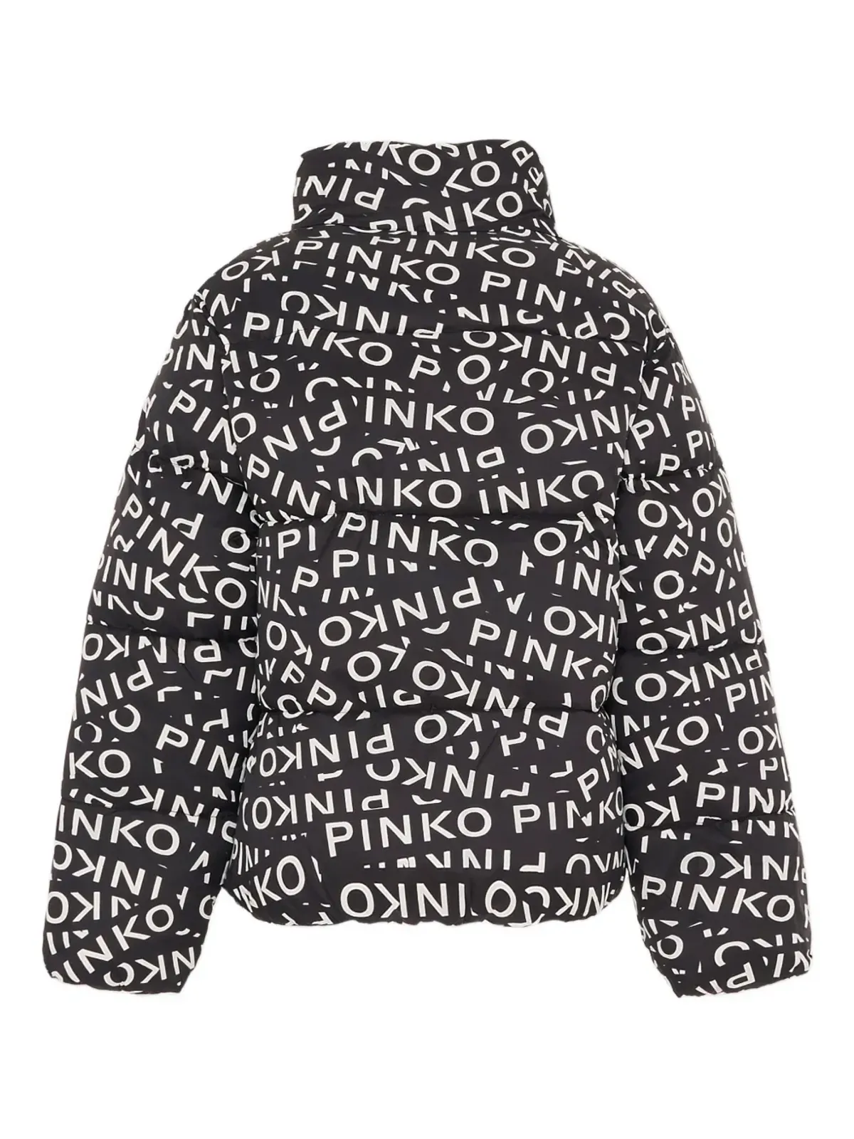 Pinko Kids ロゴプリント パデッドジャケット - 画像2