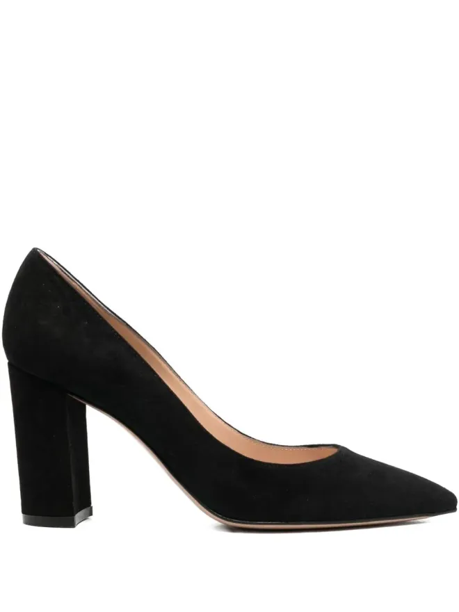 Gianvito Rossi Gianvito Rossi 85mm パイパー ポインテッド ブロックヒール パンプスの商品画像