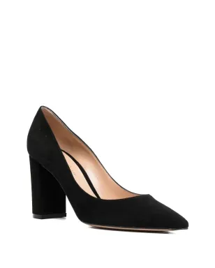 Gianvito Rossi 85mm パイパー ポインテッド ブロックヒール パンプス - サムネイル2