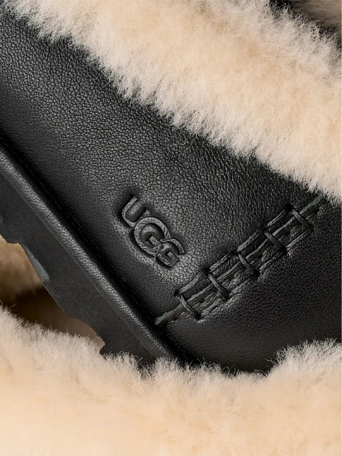 UGG ファー付きバレリーナシューズ - 画像5
