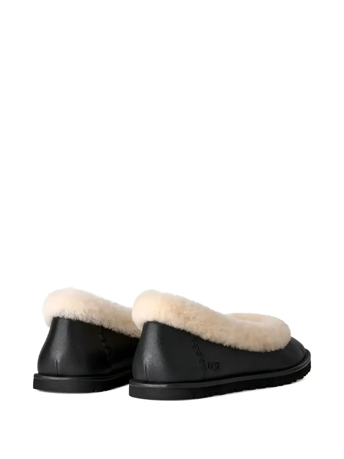 UGG ファー付きバレリーナシューズ - 画像3