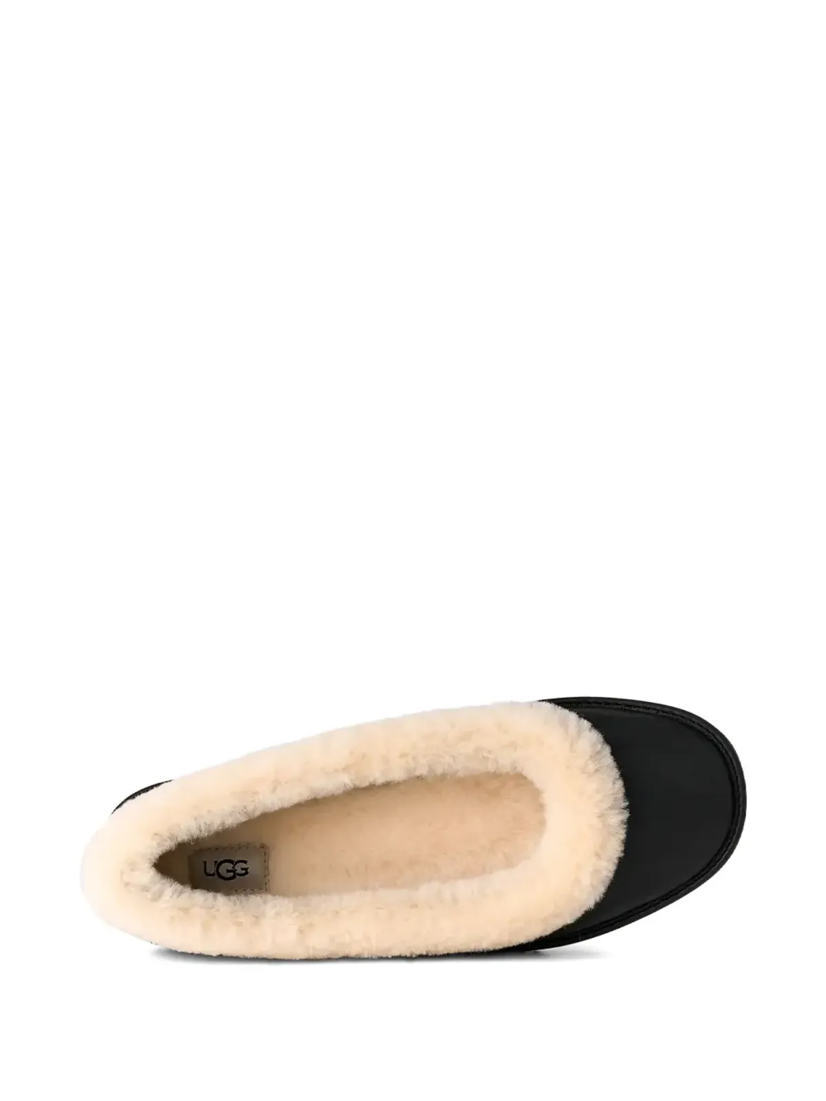 UGG ファー付きバレリーナシューズ - 画像4